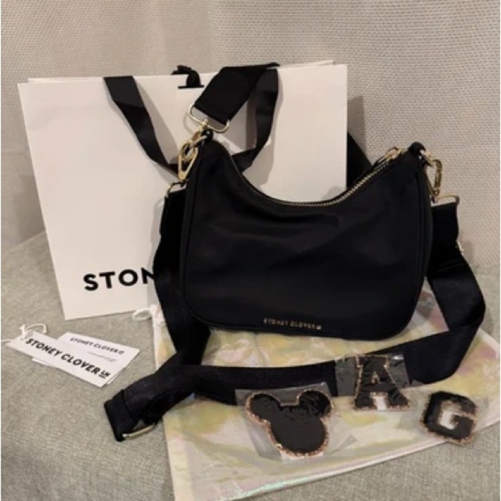 Stoney Clover Lane Black Shoulder Bag
